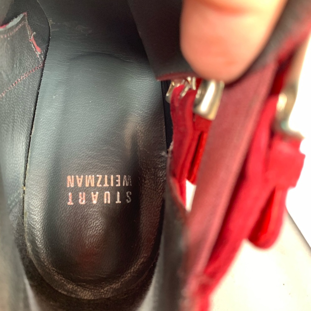 Stuart weitzman red booties - Picture 3 of 5